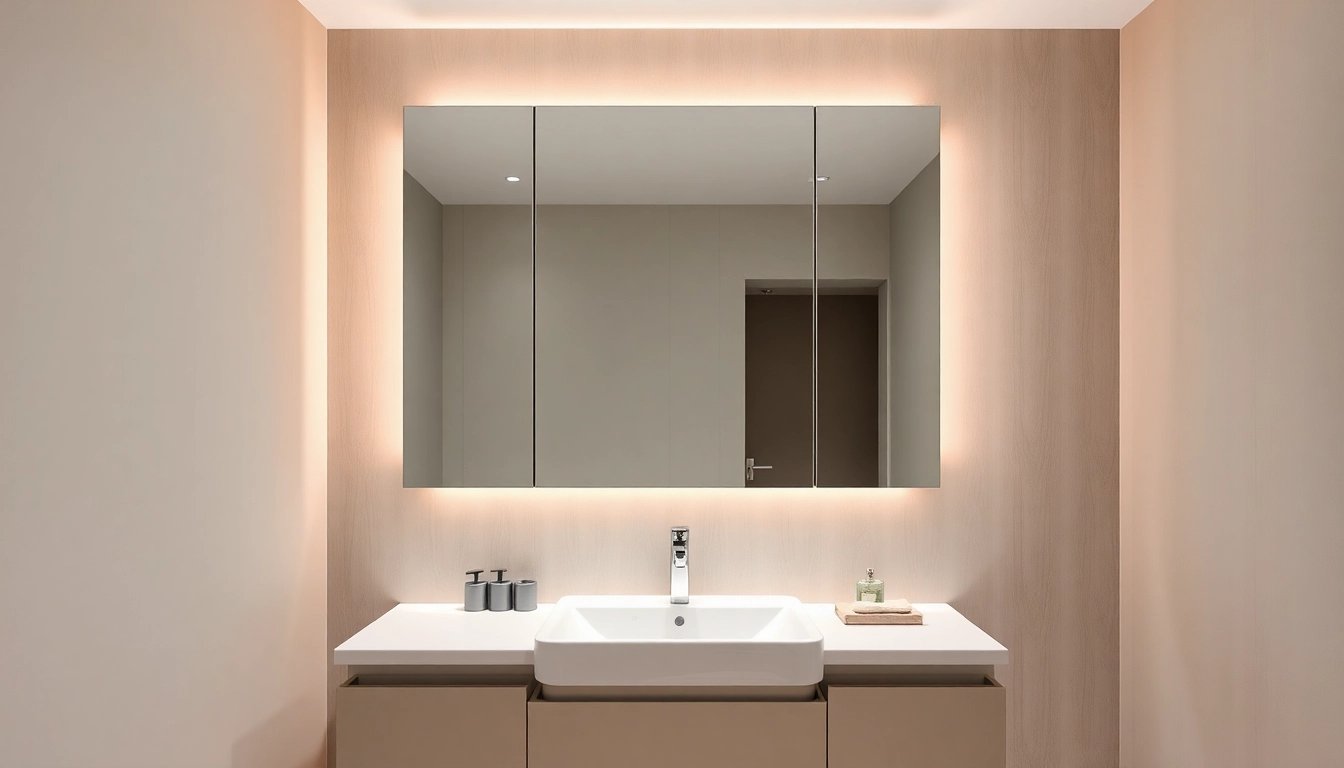 Erkunde den eleganten sonni Spiegelschrank, der stilvolles Design und praktische Beleuchtung vereint.