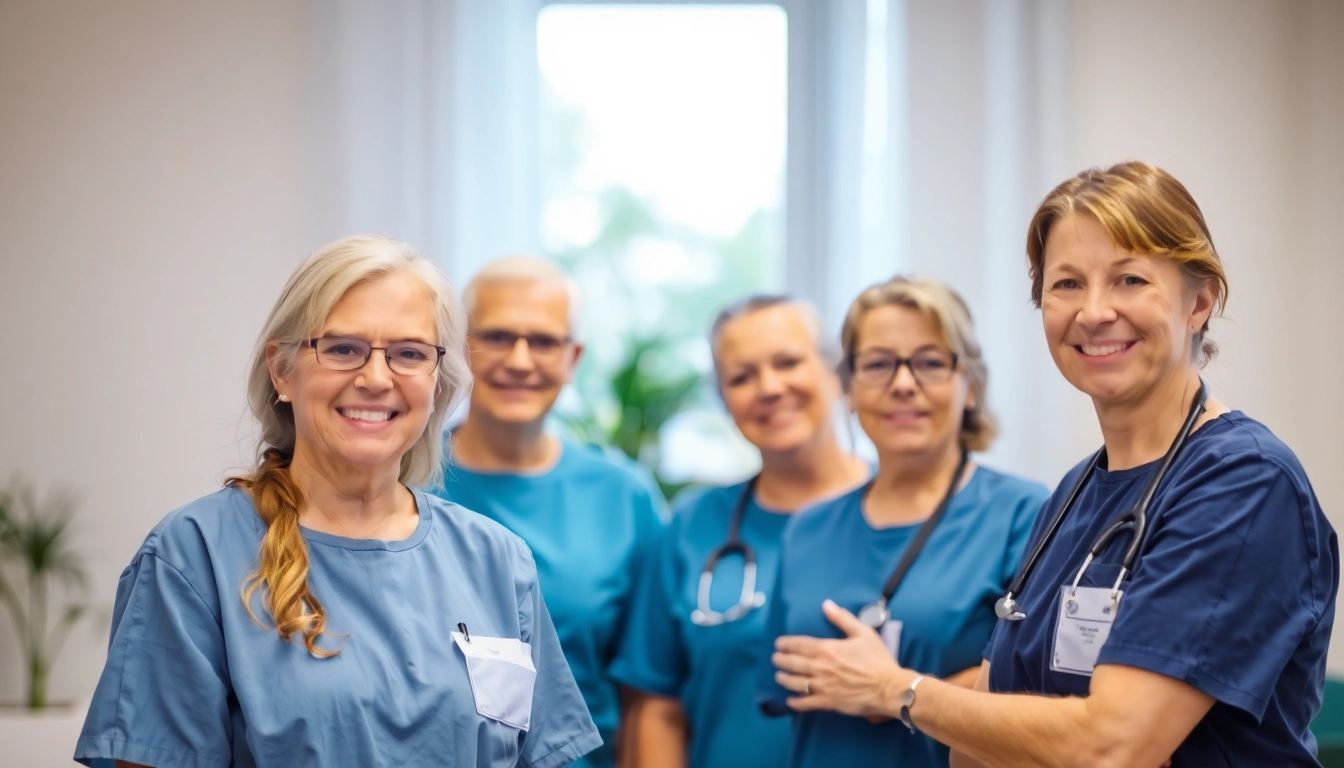 Das pflegende Team des ambulanten Pflegedienstes Troisdorf leistet herzliche Unterstützung bei der Pflege.
