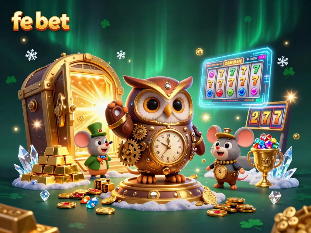 Experience thrilling moments with fe bet at an enchanting steampunk casino, rich with treasures.