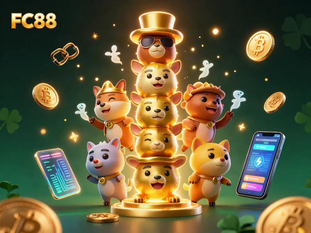 Feeling the excitement at FC88 with thrilling casino elements and vibrant 3D visuals.