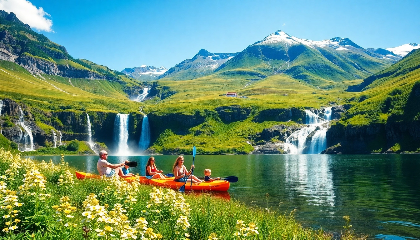 Fjordentdeckung während eines Familienurlaubs in Norwegen, Skandinavien-Urlaub-Abenteuer.