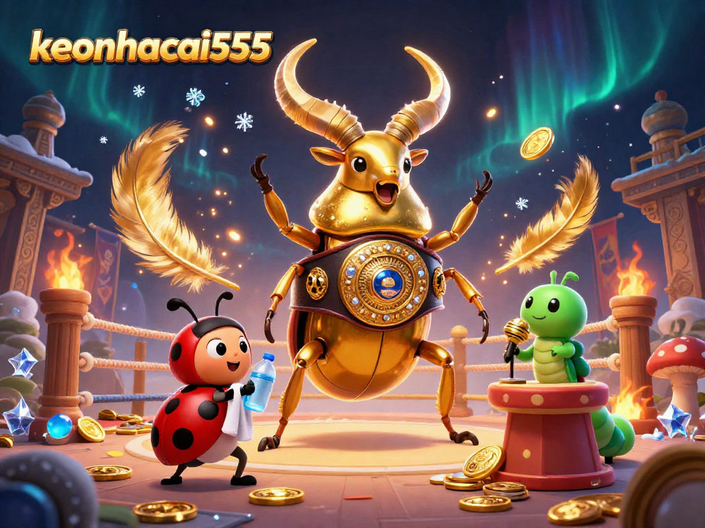 Experience thrilling gaming action with keonhacai555 featuring a vibrant 3D casino showdown.