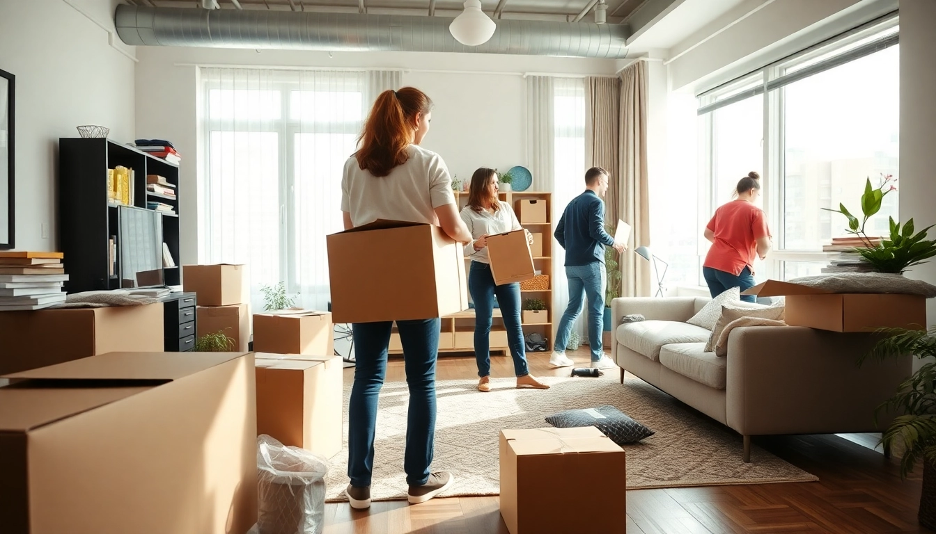 Entrümpelung Freiburg: Team bei der effizienten Entrümpelung eines städtischen Apartments.