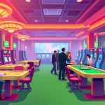 Experience the thrill of online casinos ohne deutsche lizenz with luxurious gaming tables and vibrant atmosphere.