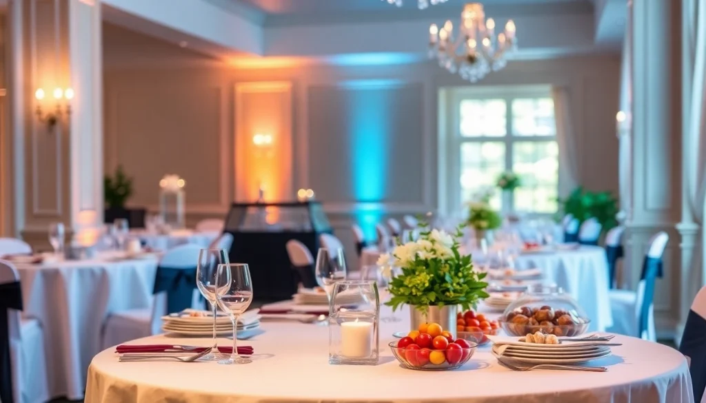 Servieren Sie exquisite Speisen mit dem Partyservice für Ihre Veranstaltung.