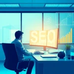 Überprüfen Sie das SEO-Ranking Ihrer Website mit einem modernen Arbeitsplatz und interaktiven Grafiken.