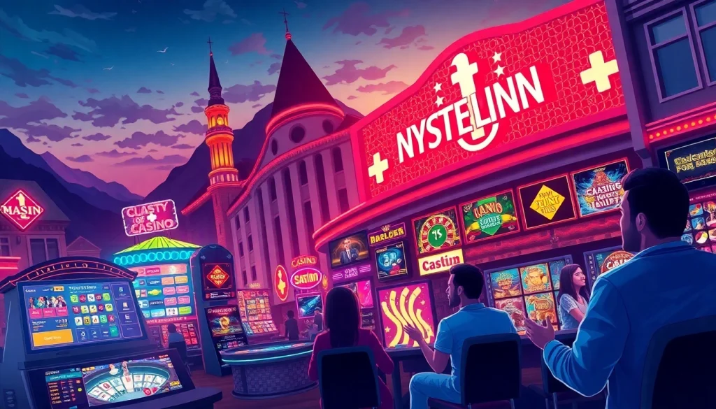 Experience the excitement of an online casino schweiz with vibrant games and happy players ready to win.