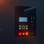 Experte führt eine DGUV V3 Prüfung durch, inspiziert elektrische Geräte sorgfältig für maximale Sicherheit.