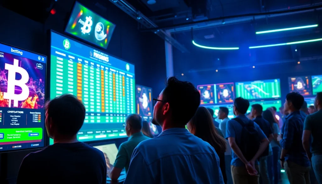 Experience the excitement of Bitcoin betting with a vibrant online betting scene.