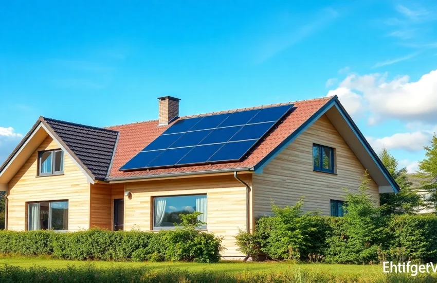 Erleben Sie die Vorteile eines Photovoltaik Komplettpakets kaufen mit dieser modernen Wohnanlage, die auf Nachhaltigkeit setzt.