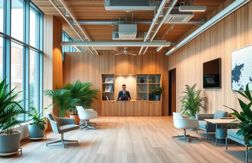 Headhunter Kiel im modernen Büro: Ein Headhunter führt ein profesionales Gespräch mit einem Bewerber, um optimale Talente zu finden.