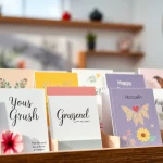 Entdecken Sie schöne Grusskarten mit einzigartigen Designs und Farben.