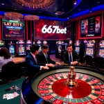 Experience thrilling gameplay at 667bet with vibrant casino tables and dynamic promotions.