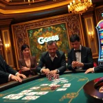Players experiencing excitement at nhà cái gg88's luxurious casino table.