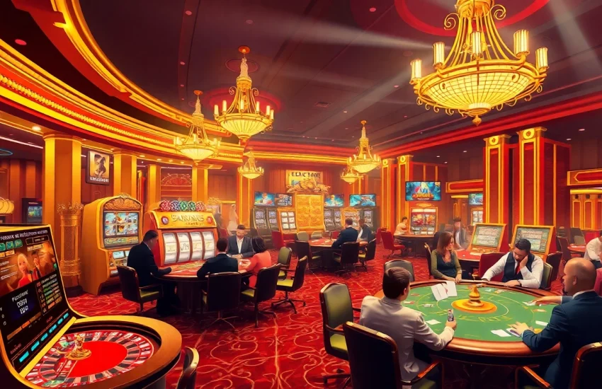 Experience the thrill of gambling at https://www.vaoluoitv.com/, showcasing vibrant casino elements and professional players.