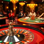 Zing88 casino interface displaying energetic poker and roulette action with vibrant chips.