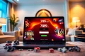 Login to 789club with a vibrant online casino interface showcasing exciting games and professional setup.