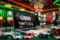 Exciting online gambling scene showcasing U888 platform and casino elements.
