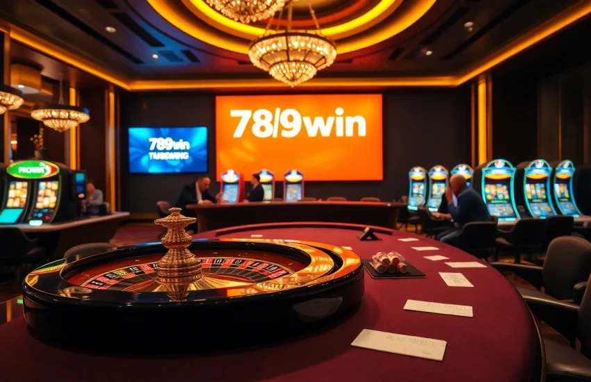 Experience the excitement of betting at 789win with vibrant casino tables and gaming action.