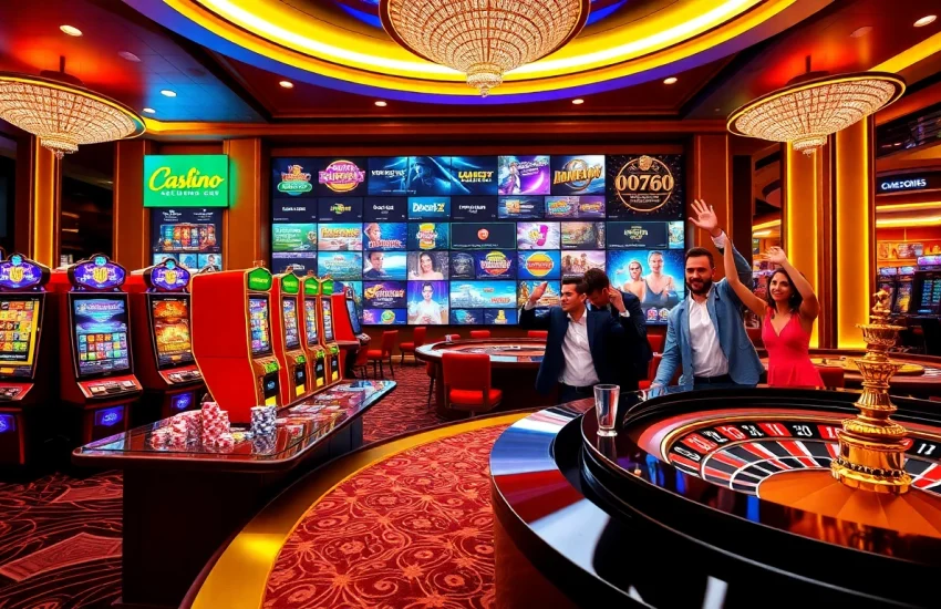 Experience the excitement of online gambling at https://uu88.gl/ with vibrant casino visuals.