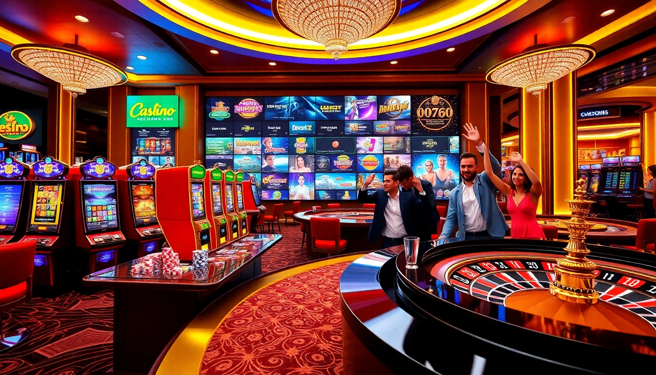 Experience the excitement of online gambling at https://uu88.gl/ with vibrant casino visuals.