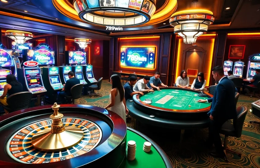 Players enjoying the thrill of casino games at 789win's top-notch gambling platform.