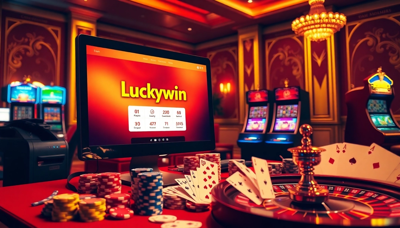 Experience the excitement of gambling at https://luckywin.tech/ with vibrant casino visuals.