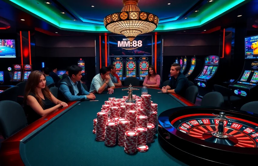 Experience the thrill of MM88 with vibrant casino games and high-stakes gambling action.