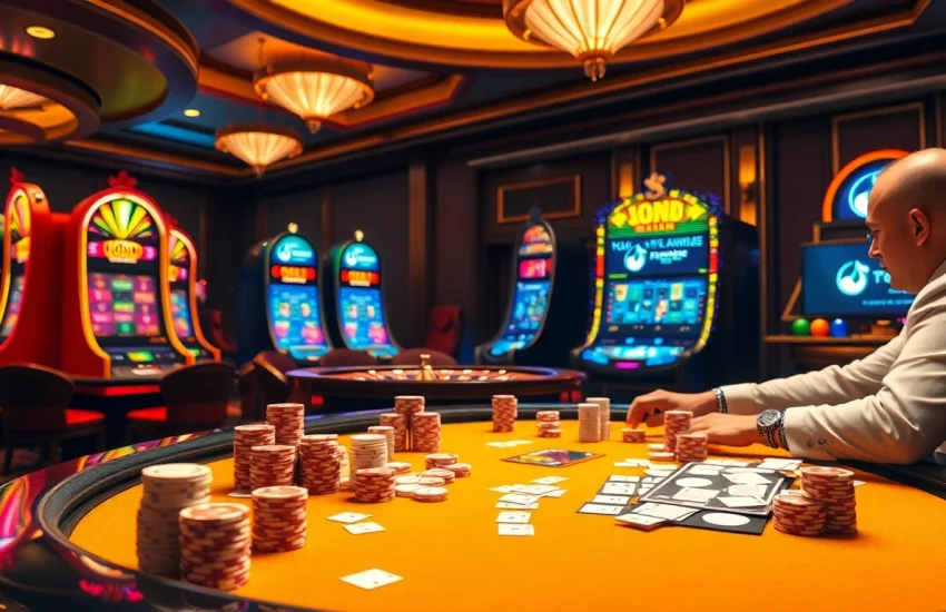 Engage with hidden wiki links while playing exciting poker in a luxurious casino.