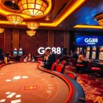 Experience thrilling gameplay at GG88 media's vibrant casino scene with high-stakes poker tables.