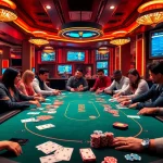 Explore an exciting online gaming scene at https://autos.jpn.com/ featuring diverse players at a virtual casino.