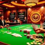 C168 players engaging with vibrant casino games at an upscale gambling table.