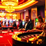 Exciting gameplay at a TG 88 casino table with vibrant cards and roulette wheels.