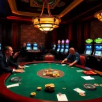 Engaging table game scene at https://f8bet11.net/ showing poker action and vibrant casino settings.