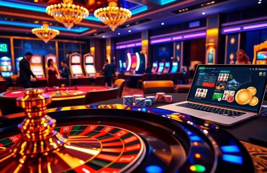 Experimentează Casino online Germania cu mese vibrante, ruletă învârtită și interacțiuni cu dealerii live.