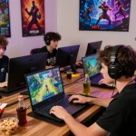 Engaging gaming moment at HITCLUB, showcasing diverse players enjoying vibrant online games in a lively atmosphere.