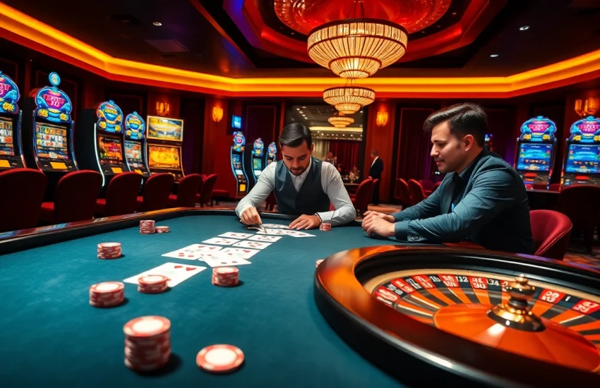 Experience thrilling gameplay at twin68.gr.com with vibrant slot machines and intense poker action.