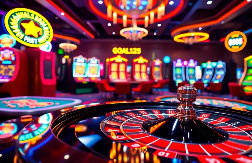 Experience thrilling gaming at https://goal123.ac/ with vibrant roulette and slot machines.