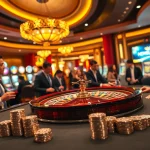 Engaged players at a casino table highlight Plagiatscanner features while strategizing bets and odds.