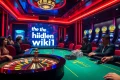 Engaging players at a poker table in a luxurious casino while referencing the hidden wiki 1