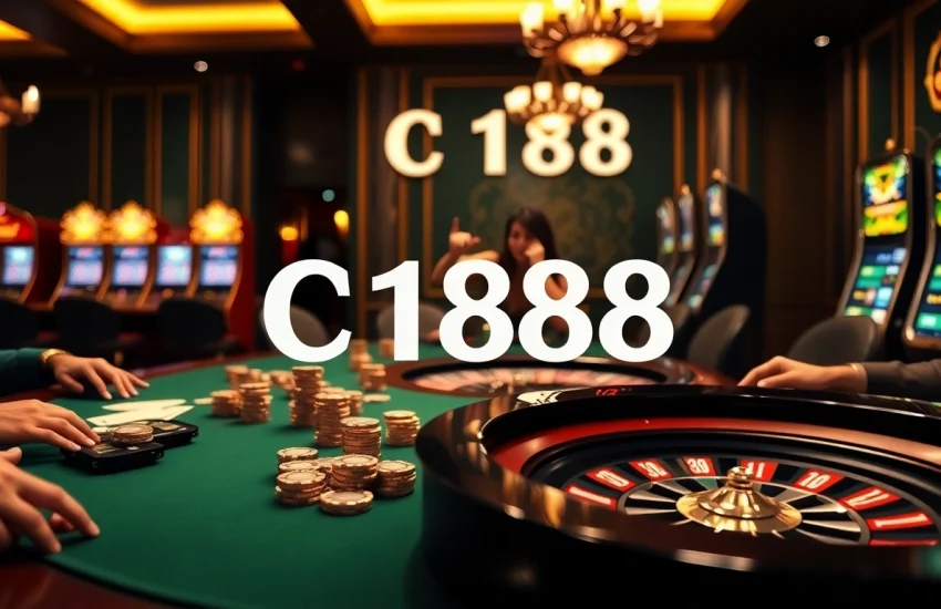 Experience the thrill of the casino with C168 poker table action and excitement.