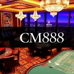 CM88 casino scene showing thrilling roulette, blackjack, and vibrant poker tables while gamblers play.