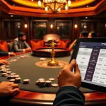 Players engaged in an exciting poker game at 777X Casino, showcasing professional gaming atmosphere.