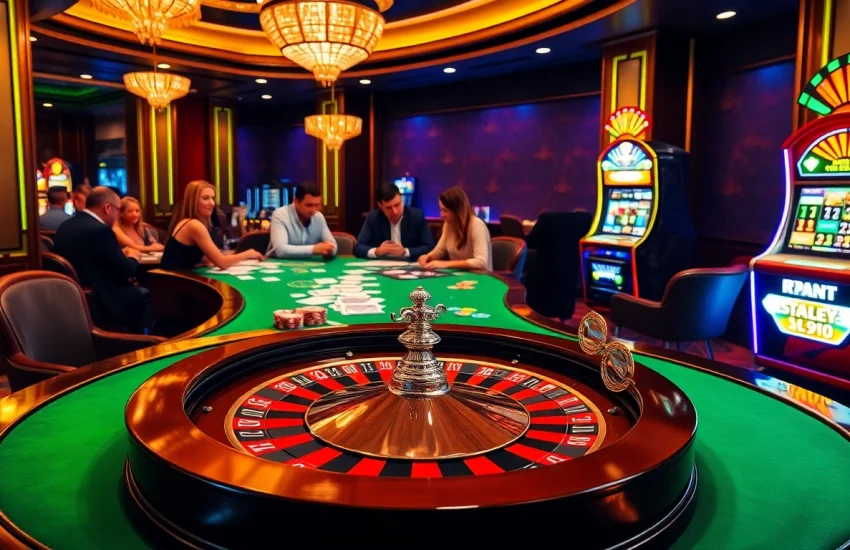 Experience the excitement of winning at XX 88 with vibrant casino tables and engaging players.