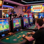 79King online casino gaming scene showcasing players enjoying fish shooting and slots in an exciting atmosphere.