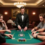 Experience thrilling poker action with 99win at a high-stakes casino game, showcasing player strategy.