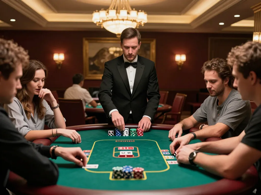 Experience thrilling poker action with 99win at a high-stakes casino game, showcasing player strategy.