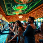 Genießen Sie den Nervenkitzel im WestAce Casino, wo Spieler am Slot-Maschine aufregend spielen.