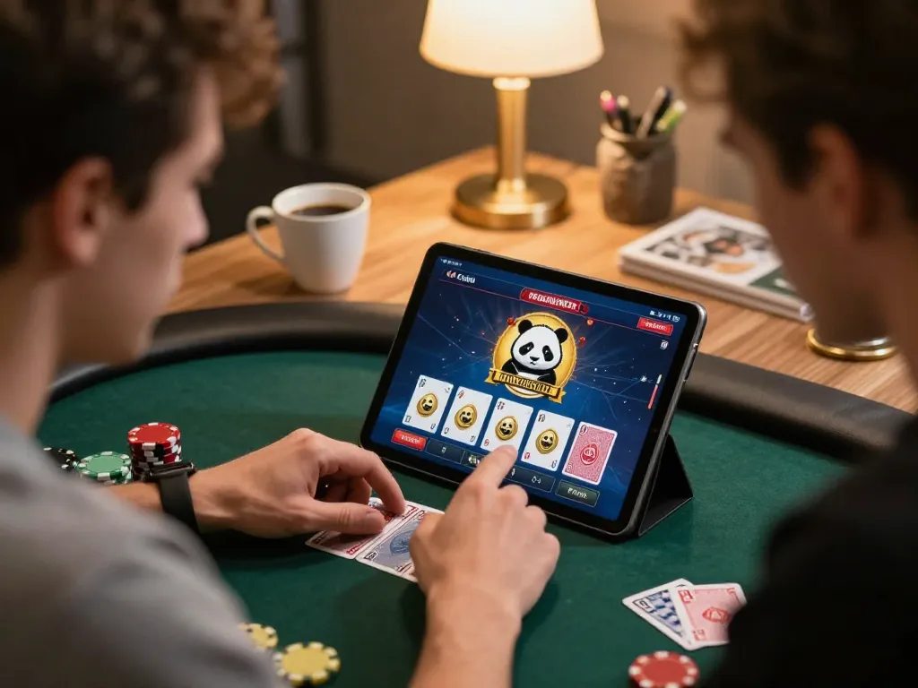 Spielen Sie aufregende Poker-Spiele in der Golden Panda Casino-App für ein spannendes Erlebnis.