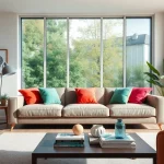 Kreative Einrichtungsideen für ein modernes Wohnzimmer mit stilvollen Möbeln.